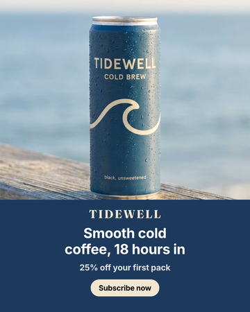 An image ad for Tidewell cold brew, Feed 4:5